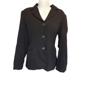 Limited Black Wool Blazer Size 2 Boardroom.chic officecore lawyer